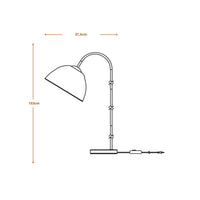 LEDVANCE Standleuchte Decor Camel Bell weiß aus Metall und Pappmaschee, E14, dimmbar, 1530 mm Höhe, Leuchtenschirm aus recyceltem Material, langlebig durch austauschbare Lichtquelle, einfache Montage