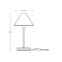LEDVANCE Tischleuchte Decor Pulp weiß aus Metall und Pappmaschee, E14, dimmbar, 218 mm Durchmesser, Leuchtenschirm aus recyceltem Material, langlebig durch austauschbare Lichtquelle, einfache Montage