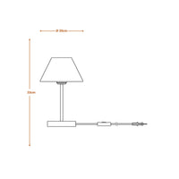 LEDVANCE DECOR Tischleuchte Decor Raffia grün-braun, E27, 200 mm, inkl. Leuchtmittel-LEDVANCE Shop
