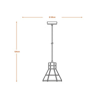 LEDVANCE DECOR Concrete Beton Pendelleuchte, E27, 200 mm, inkl. Leuchtmittel-LEDVANCE Shop