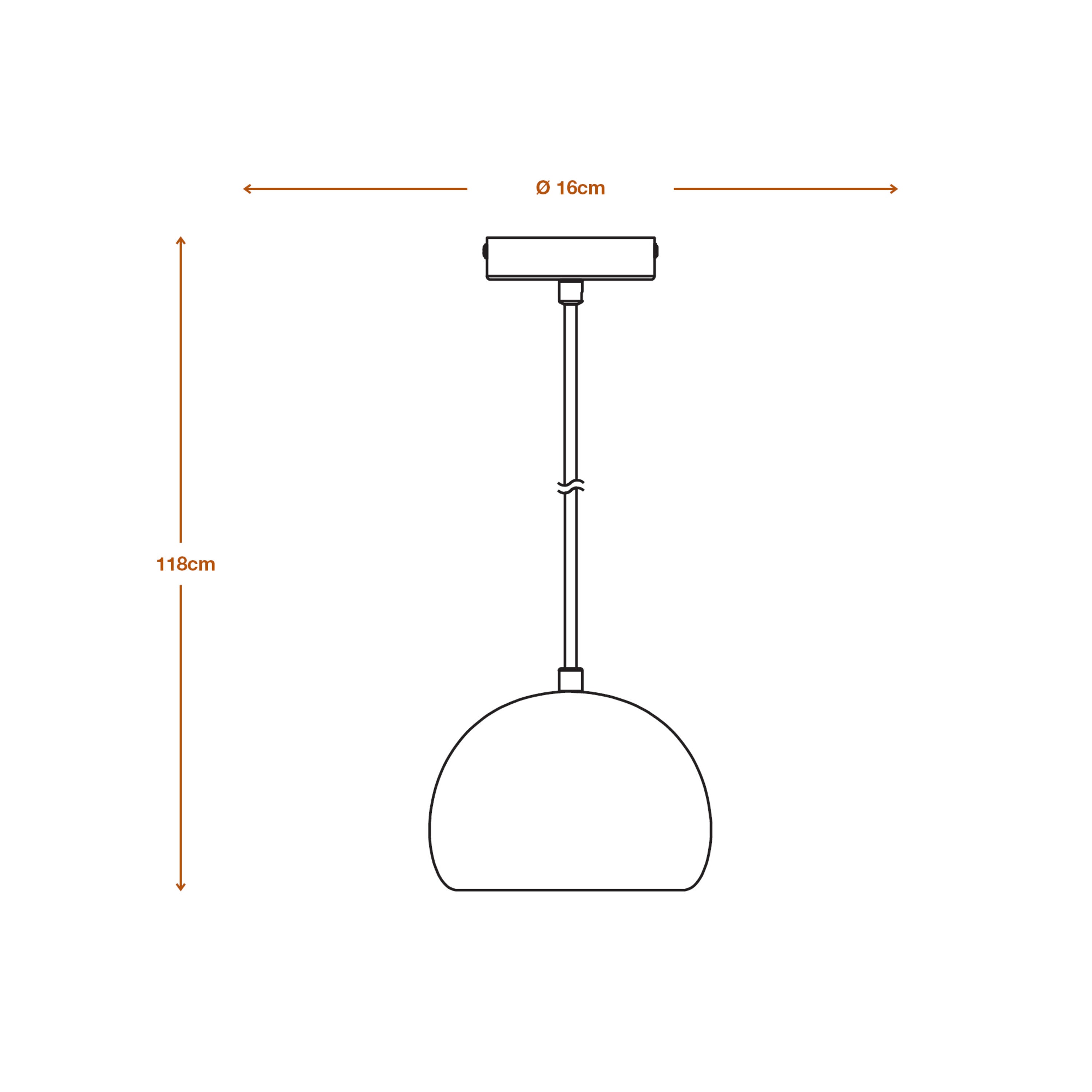 LEDVANCE DECOR Plaster Gips-Leuchte, Pendelleuchte E27, 160 mm, inkl. Leuchtmittel-LEDVANCE Shop