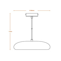 LEDVANCE DECOR Plaster Gips-Leuchte Pendelleuchte, E27, 298 mm, inkl. Leuchtmittel-LEDVANCE Shop