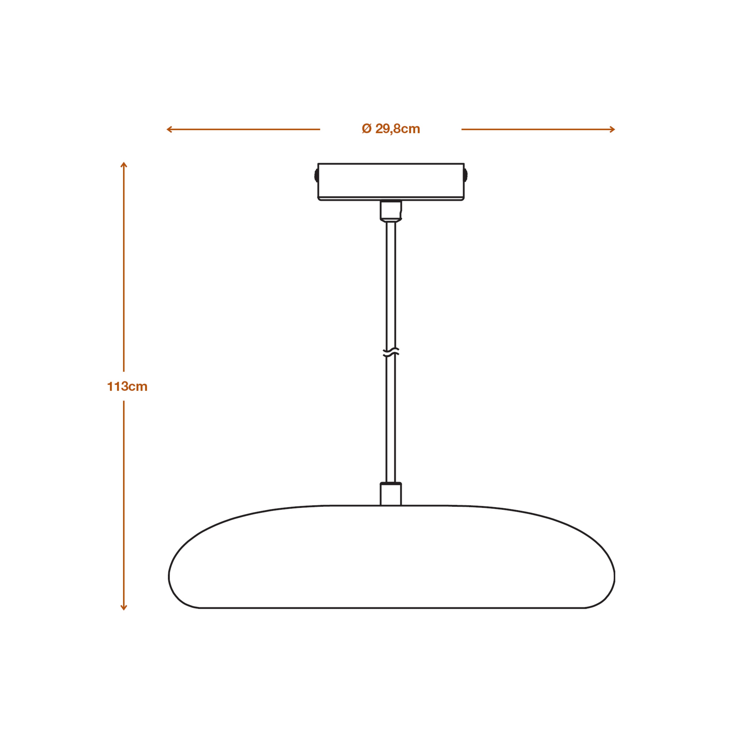 LEDVANCE DECOR Plaster Gips-Leuchte Pendelleuchte, E27, 298 mm, inkl. Leuchtmittel-LEDVANCE Shop