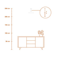 LEDVANCE DECOR Plaster Gips-Leuchte Pendelleuchte, E27, 298 mm, inkl. Leuchtmittel-LEDVANCE Shop