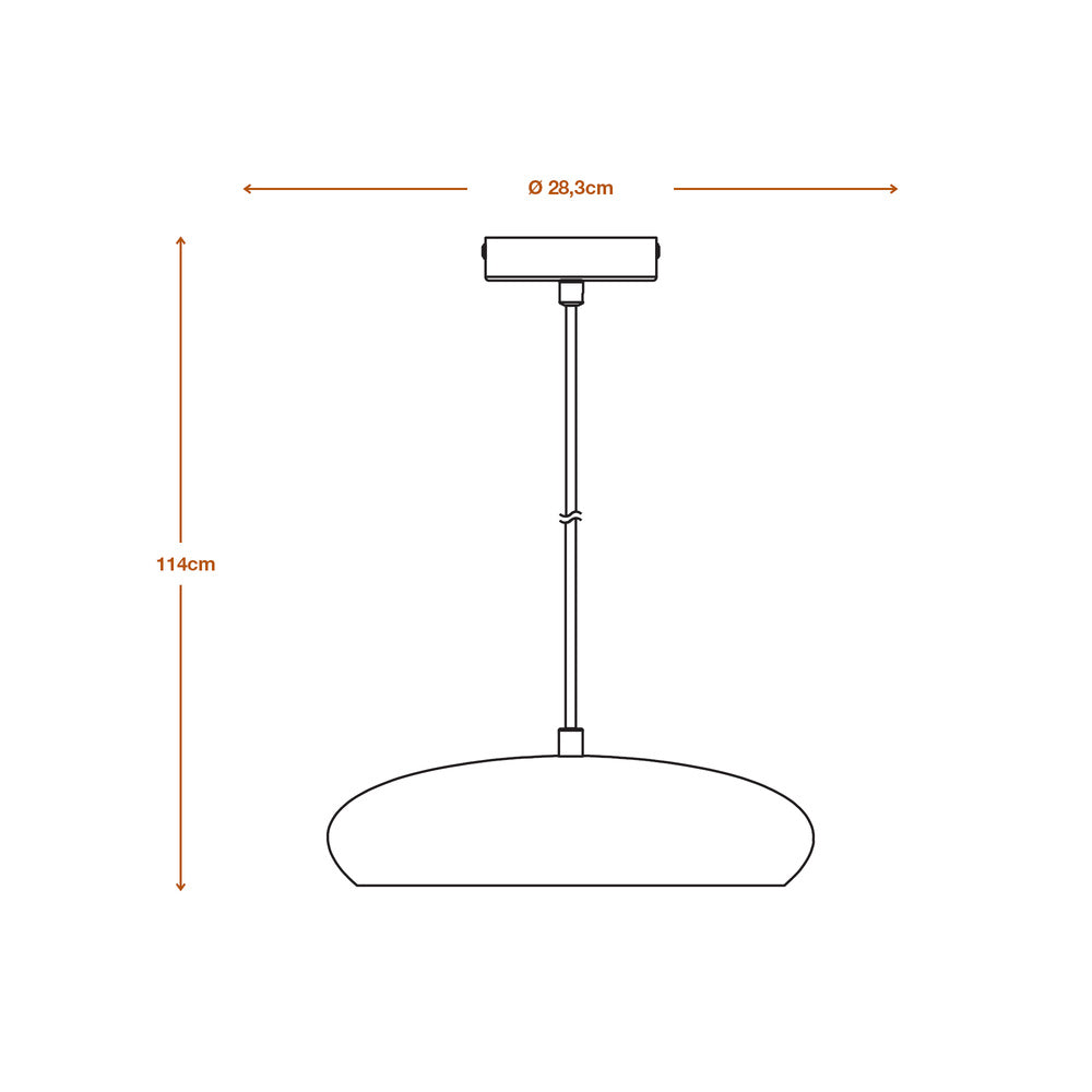 LEDVANCE DECOR Plaster Gips-Leuchte Pendelleuchte, E27, 283 mm, inkl. Leuchtmittel-LEDVANCE Shop
