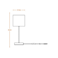 LEDVANCE DECOR Tischleuchte Decor Felt Weaving Stand grau, E14, inkl. Leuchtmittel-LEDVANCE Shop