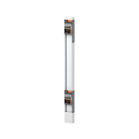 LEDVANCE Office Line Slab, flache Bürodeckenleuchte, 1. 2 m, 40 W, 4100 lm, 4000 K, 840 kaltweiß, 3-stufig dimmbar, schwarzes Aluminium, IP20