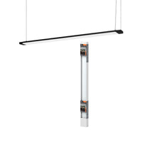 LEDVANCE Office Line Slab, flache Bürodeckenleuchte, 1. 2 m, 40 W, 4100 lm, 4000 K, 840 kaltweiß, 3-stufig dimmbar, schwarzes Aluminium, IP20