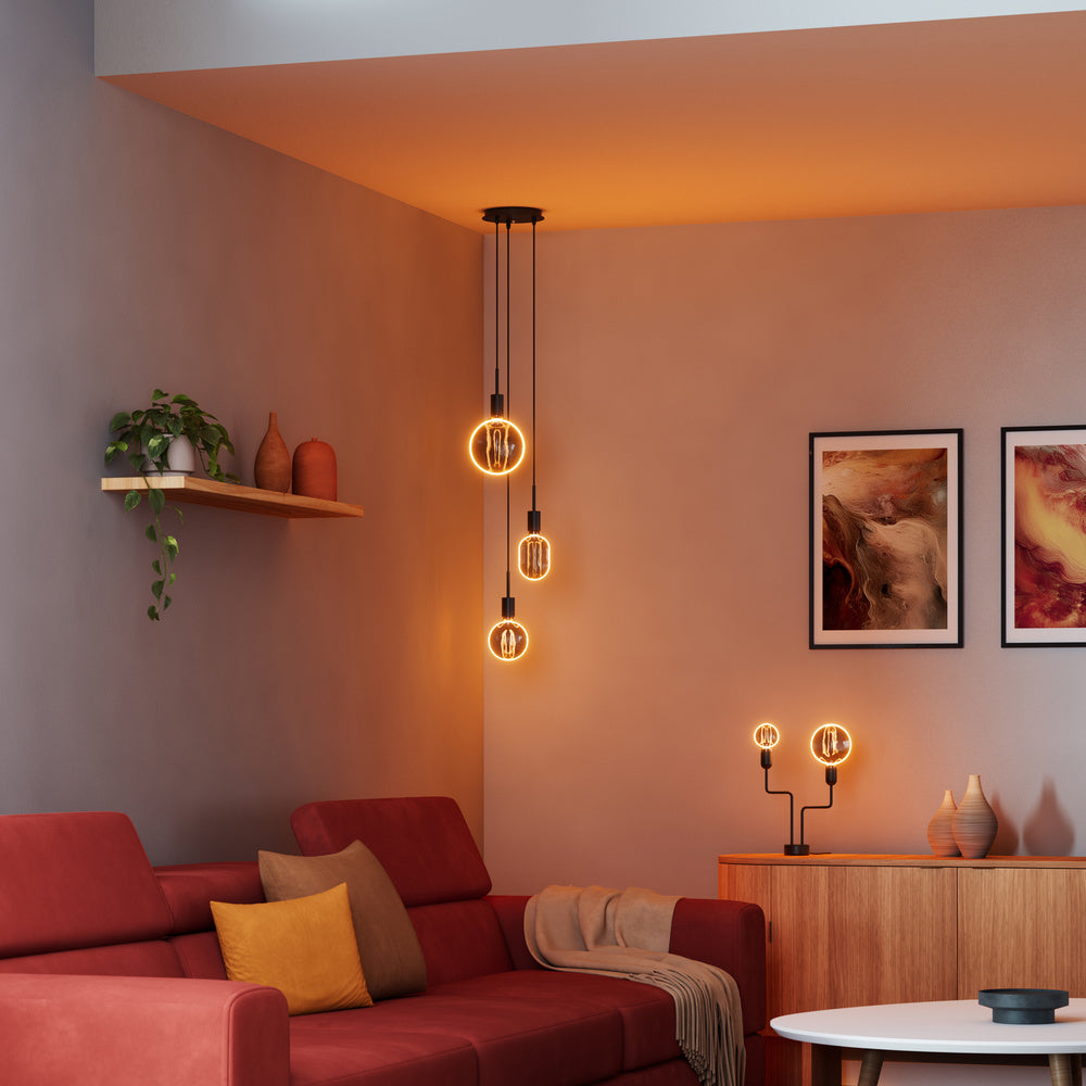 OSRAM VINTAGE 1906® LED Lampe LED CLASSIC GLOBE110 O - Form FILAMENT 4W 818 Smoke E27, 110 lm, 1800 K, Comfort warm white-LEDVANCE Shop
