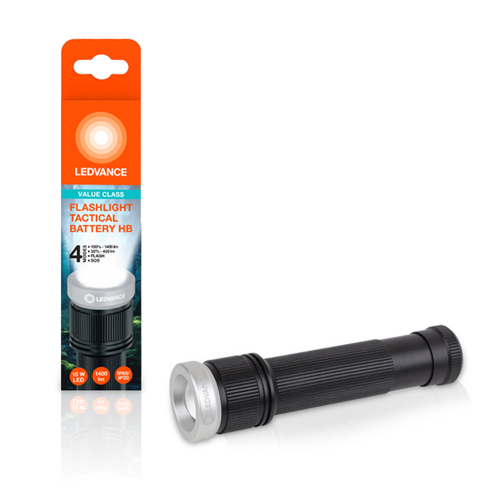 LEDVANCE FLASHLIGHT Tactical Ip65 Taschenlampe, 1400 lm, 6500 K, Kaltweiß-LEDVANCE Shop