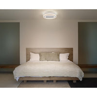 OSRAM LED Deckenventilator Ring 55W CCT Weiß 3000K-6500K