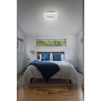 OSRAM LED Deckenventilator Square 55W CCT Weiß 3000K-6500K