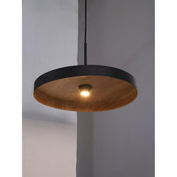 OSRAM DECOR Plate Pendant E27 Pendelleuchte Black Wood