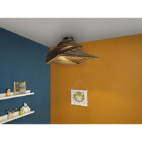 OSRAM DECOR Deckenleuchte Decor Cardboard Square Turn braun