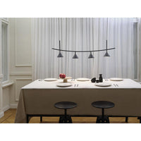 OSRAM DECOR Fuji Pendant Linear 4er Pendelleuchte  16W 930 Black