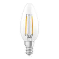 OSRAM LED Lampe LED Retrofit CLASSIC B DIM 2.8W 827 Clear E14, 250 lm, 2700 K, Warmweiß