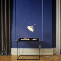LEDVANCE Tischleuchte Decor Lotus Leaf weiß aus Metall und Pappmaschee, E14, dimmbar, 219 mm Länge, Leuchtenschirm aus recyceltem Material, langlebig durch austauschbare Lichtquelle, einfache Montage