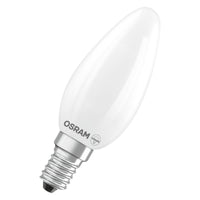 OSRAM LED CLASSIC B ENERGY EFFICIENCY B DIM in B-Form, LED-Lampe, Glas, Matt, 2,5 W, 470 lm, 2700 K, Dimmbar, CRI 80