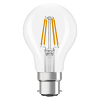 OSRAM LED Lampe LED Retrofit CLASSIC A 4W 827 Clear B22d, 470 lm, 2700 K, Warmweiß