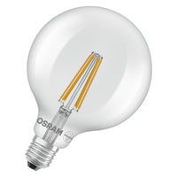 OSRAM LED LAMPS ENERGY CLASS A ENERGY EFFICIENCY FILAMENT CLASSIC Globe , LED-Lampe, Bleifreies Glas, Klar, 7,2 W, 1521 lm, Warmweiß, Energieeffizienzklasse: A