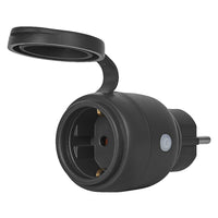 OSRAM ZigBee SMART+ compact Plug smarte outdoor Steckdose, schwarz