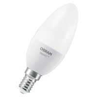 OSRAM SMART+ MATTER Classic shapes Multicolor in B-Form, LED-Lampe, Matt, 4,9 W, 470 lm, von 2700 bis 6500 K, Matter, Smartspeaker-Kompatibel, Dimmbar