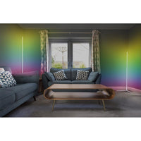OSRAM Matter SMART+ Floor Corner Slim Stehlampe, mit Fernbedienung, Weiß, 2000 mm, RGB + Tunable White (TW)