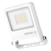 OSRAM ENDURA FLOOD PC 20W LED-Fluter, 3000K warmweiß, 1800 Lumen, IP65 Flutlicht in Weiß, Schwenkbügel 180°, Weiß