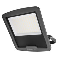 OSRAM ENDURA FLOOD PC 100W LED-Fluter, 4000K kaltweiß, 12000 Lumen, IP65 Flutlicht, recyceltes Aluminium, 120 lm/W Effizienz, Grau, 230V