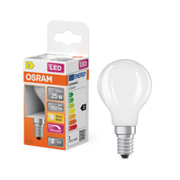 OSRAM LED Retrofit Classic P dimmbar 1.8W 827 matt E14
