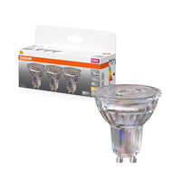 OSRAM LED Reflektor Lampe LED STAR PAR16 3.7W 827 GU10 350 lm, 2700 K, Warmweiß, 3er Pack