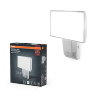 OSRAM LED-Strahler Flutlicht mit Sensor, 27W, neutralweiß, 3000lm, IP55, schwenkbar, für Außenbereiche, Parkplätze und Eingangsbereiche