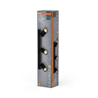 OSRAM LED SPOT OCTAGON Deckenleuchte 3 x 3,4W, GU10, 690lm, schwarz