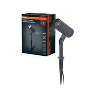 OSRAM ENDURA Classic Garden Spotspike GU10 Außen-Spießleuchte, schwarz, GU10-Sockel (max 35W), kann mit einfacher oder smarter Lampe bestückt werden, ausrichtbarer Leuchtenkopf, Schutzklasse IP54