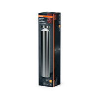 OSRAM ENDURA Style Cylinder Außenwandleuchte 50cm, 6W, 3000K, 660lm, modernes Edelstahl-Design, IP44 für Fassaden und Eingänge
