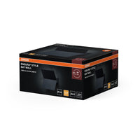 OSRAM ENDURA STYLE BAT Außenwandleuchte, LED-Wandleuchte mit indirektem Licht, warmweiß, 3000K, Aluminium, IP44, 9,5W