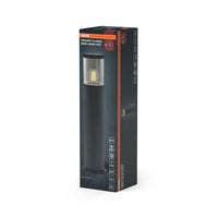 OSRAM ENDURA CLASSIC EBRO Außenleuchte, Wandleuchte, dunkelgrau, 49 cm, Edelstahl, einfache & schnelle Installation, IP44 Schutzklasse, Gehäuse aus rostfreiem Stahl