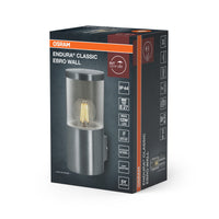 OSRAM ENDURA CLASSIC EBRO WALL Außenleuchte, Wandleuchte, Edelstahl, einfache & schnelle Installation, IP44 Schutzklasse, flexible Anwendung im Außenbereich