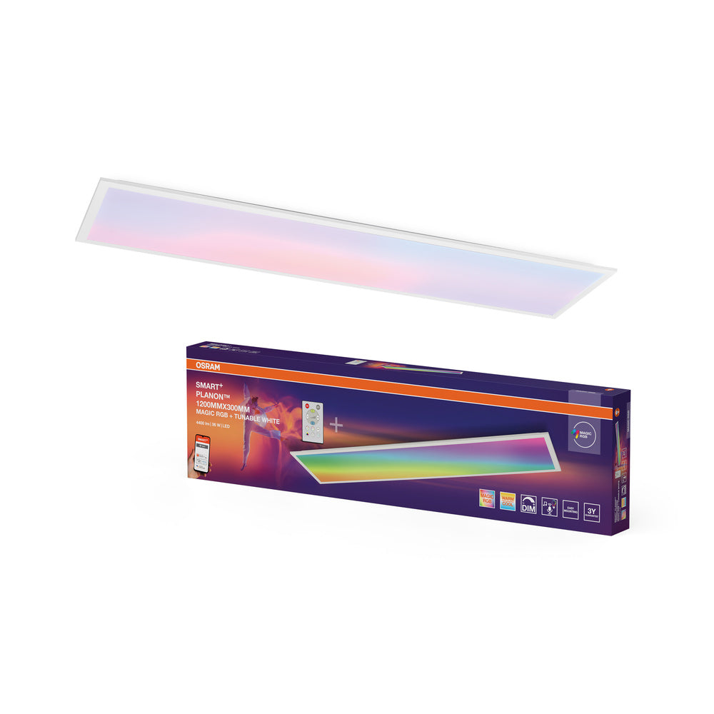 OSRAM SMART+ WIFI Magic Panelleuchte 36W, 120x30cm, 3600lm, weiß
