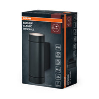 OSRAM ENDURA CLASSIC ITYS W Außenleuchte, Wandleuchte, GU10, dunkelgrau, Aluminium, einfache Installation, Diffusor aus Glas oder PMMA, IP65 Schutzklasse,indirekte Beleuchtung