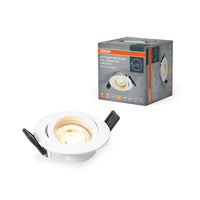 OSRAM RECESS DOWNLIGHT TWISTLOCK LED Spotlight Ø 88,5mm weiß 4,3W / 2700K Warmweiß GU10