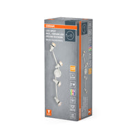 OSRAM LED SPOT GU10 Deckenleuchte 4 x 3,4W, 920lm, weiß
