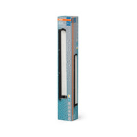 OSRAM ORBIS Tube Badezimmer Spiegel-/Wandleuchte Blasen-Glas 12W 60cm schwarz
