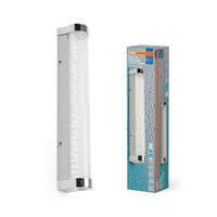 OSRAM ORBIS Tube Badezimmer Spiegel-/Wandleuchte Blasen-Glas 9W 40cm Chrom