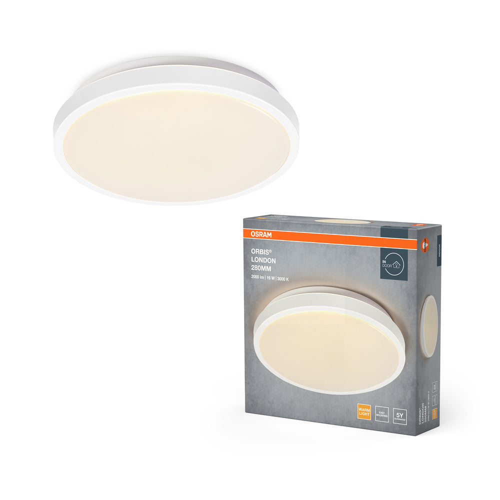 OSRAM ORBIS LONDON Deckenleuchte, weiß, 16W, 2000lm