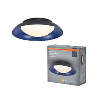 OSRAM ORBIS Plate Deckenleuchte 19W 310mm schwarz/blau