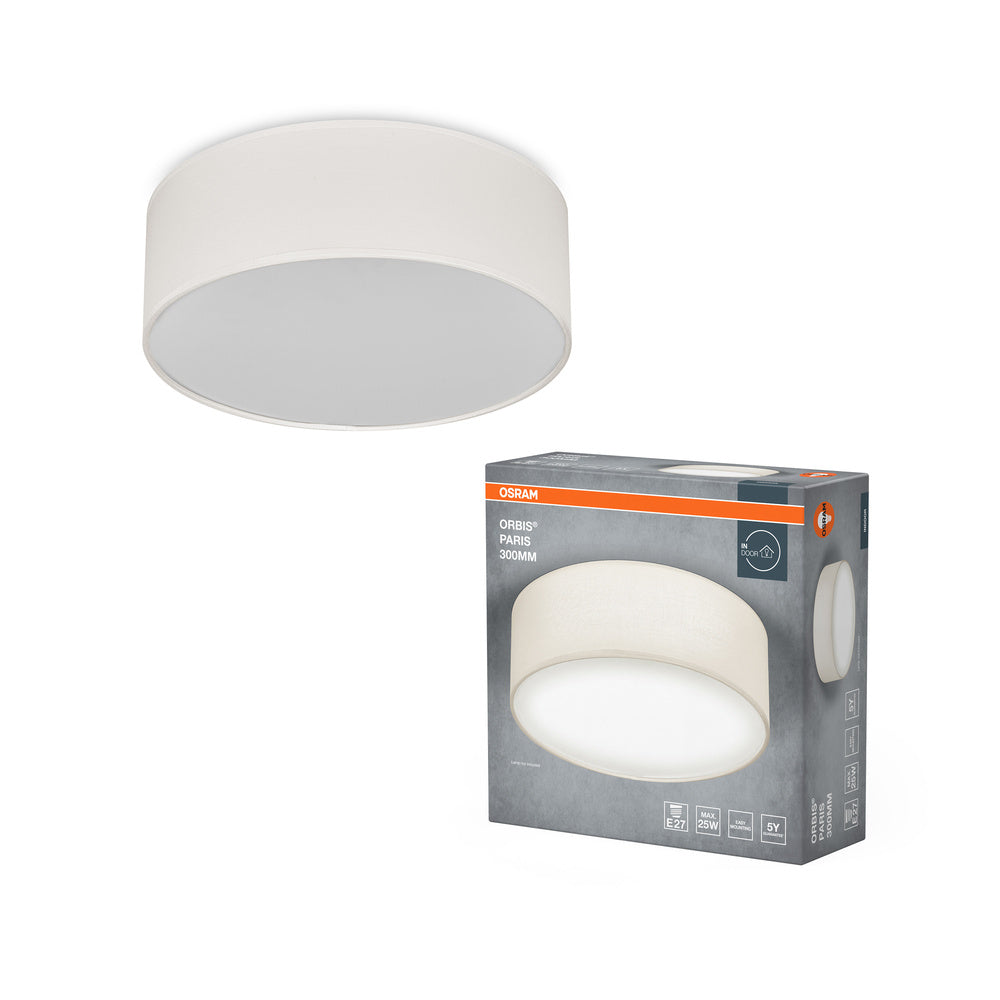 OSRAM ORBIS PARIS Deckenleuchte 300mm, beige, E27
