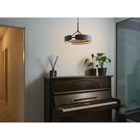 OSRAM DECOR Curve Felt Pendelleuchte 33W 830 Dunkelgrau