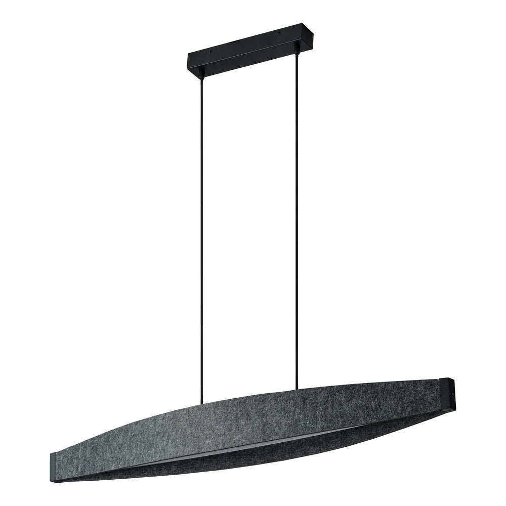 OSRAM DECOR Flat Felt Pendelleuchte 23W 830 Dunkelgrau