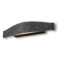 OSRAM DECOR Flat Felt Wandleuchte 13W 830 Dunkelgrau